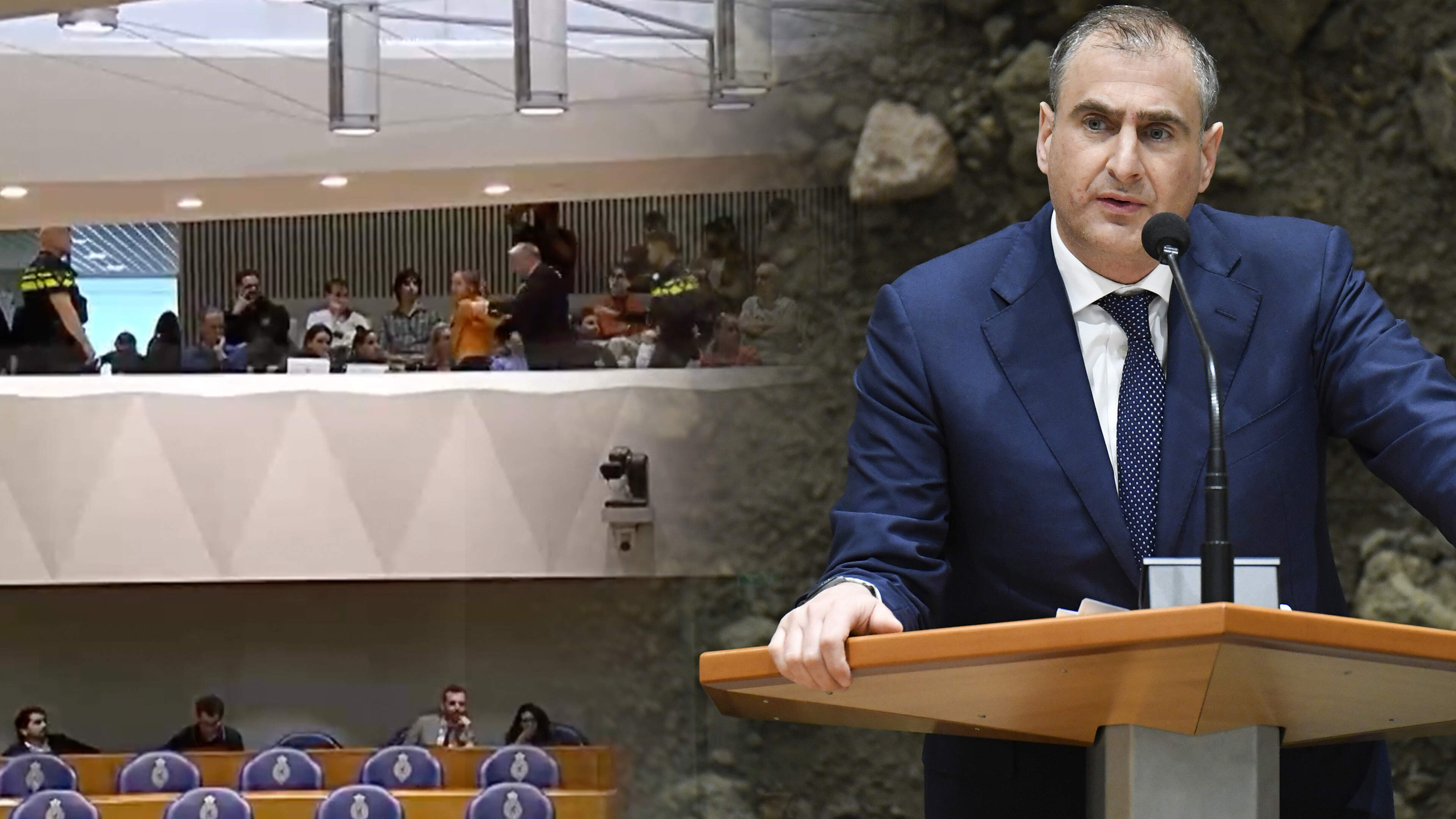 Tribune Tweede Kamer leeggeveegd na onrust bij debat Midden-Oosten: voorzitter neemt zeldzame maatregel